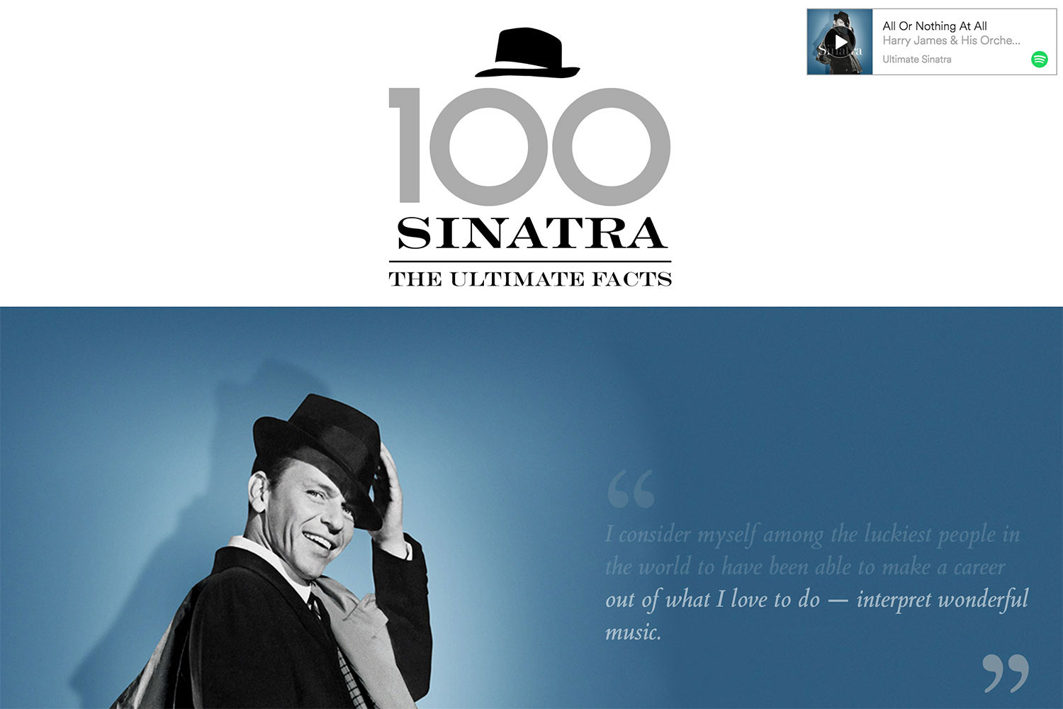 Frank Sinatra 100